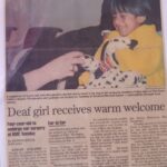 Juliza was diagnosed with sever deaf at age four.